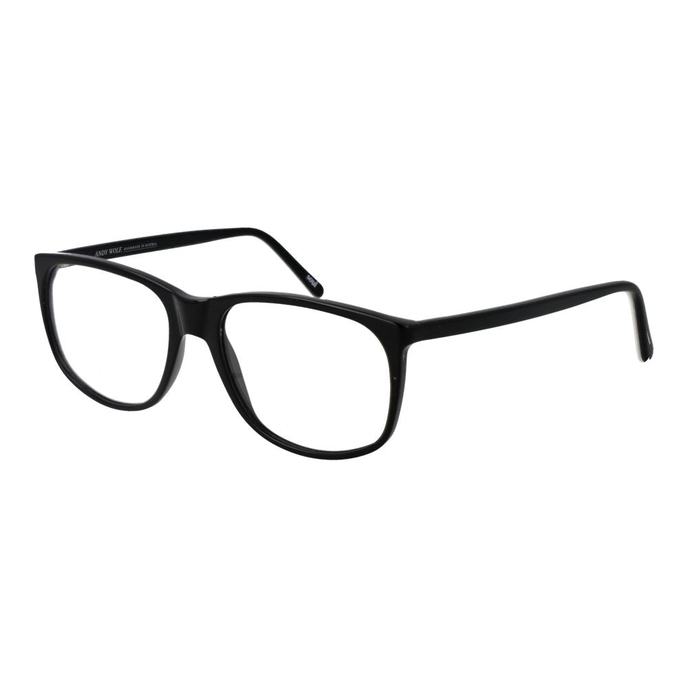 Andy Wolf Unisex Optical Frames – Black Rectangle Frame, 58mm