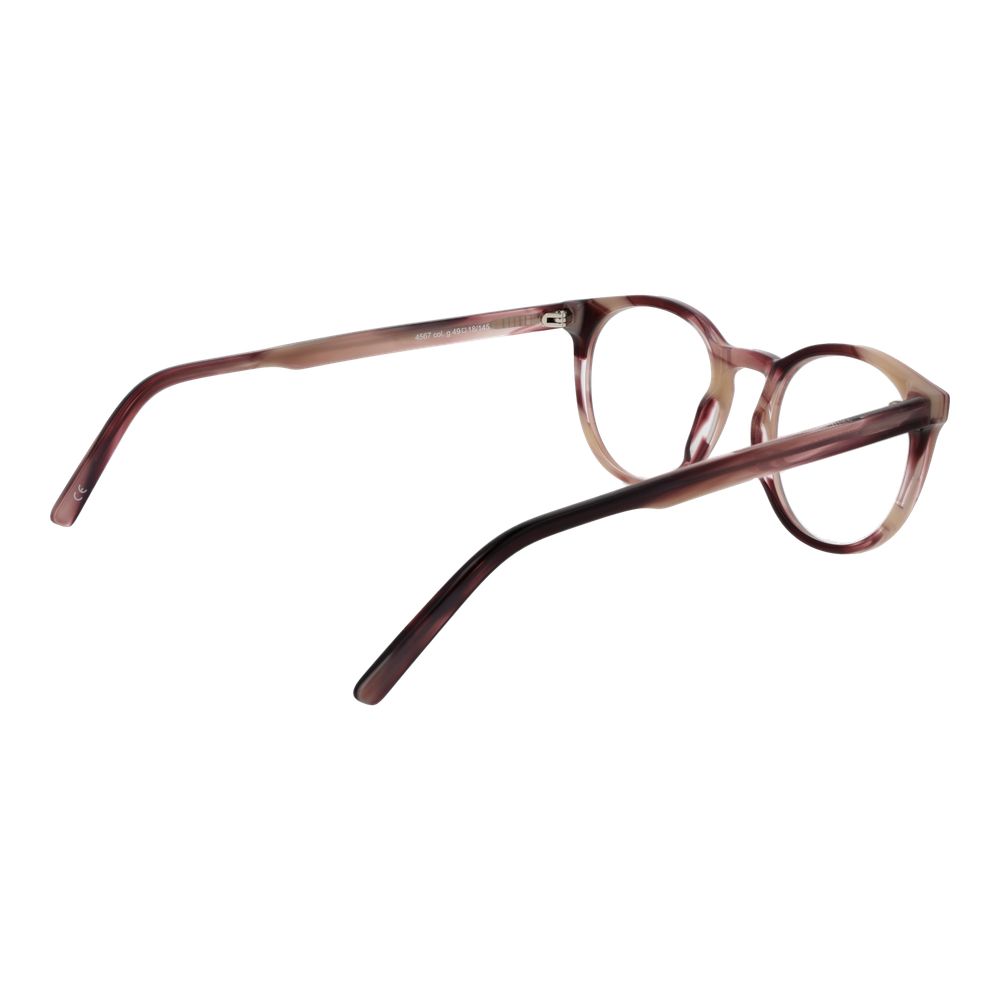 Andy Wolf Unisex Optical Frames – Pink Panto Style, 49mm