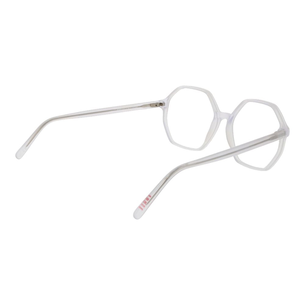 Andy Wolf Unisex Optical Frames – White Square Full-Rim, 56mm