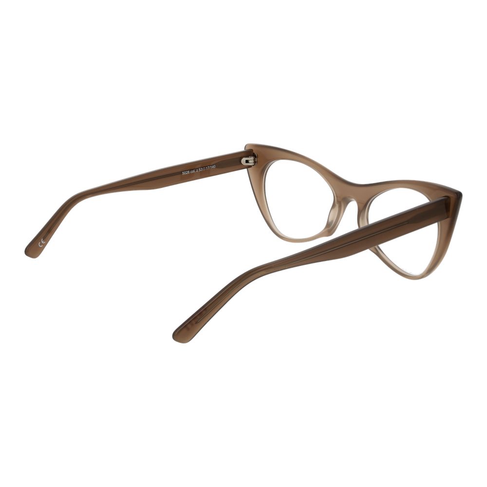 Andy Wolf Gray Unisex Optical Frames – Cat Eye Style, 53mm