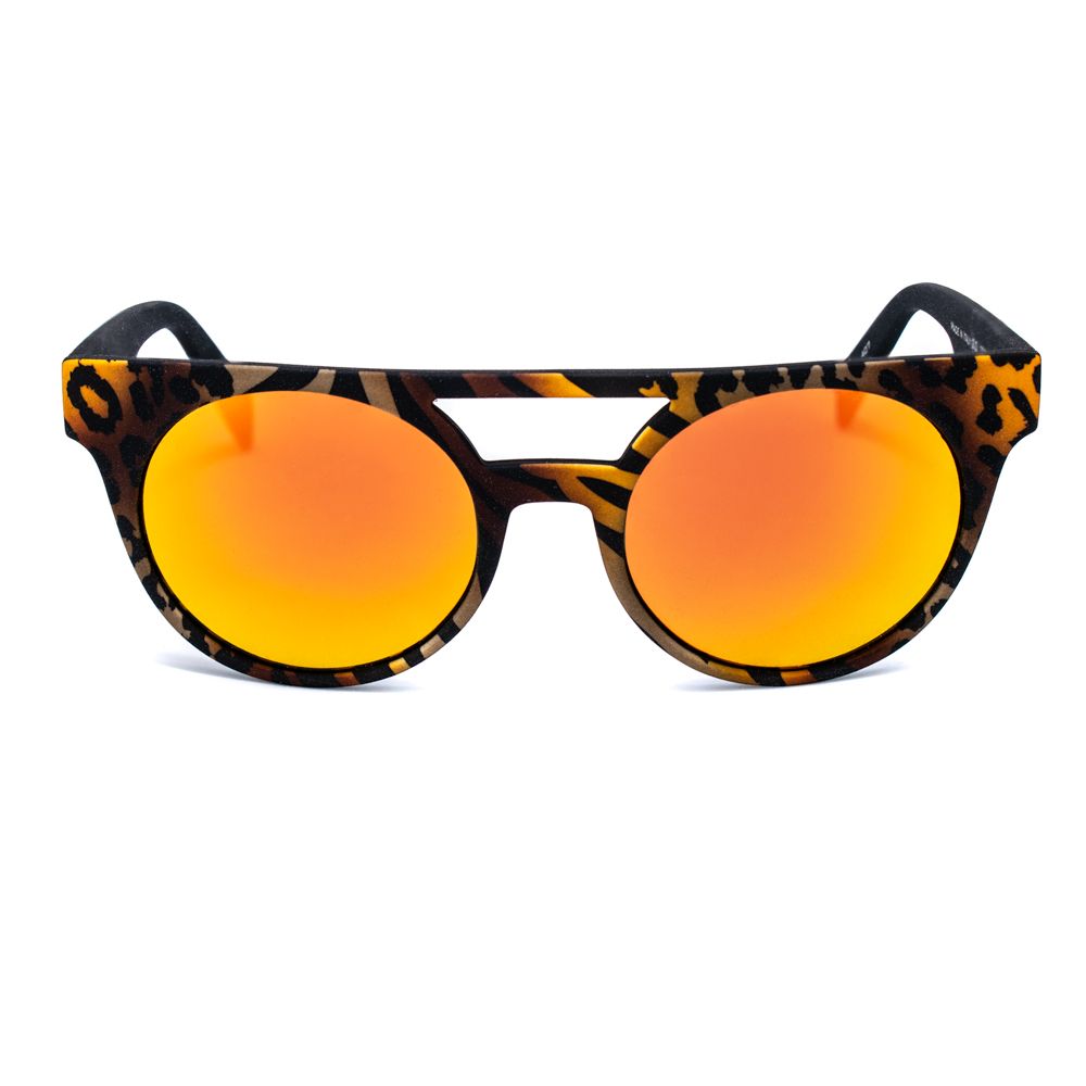 Italia Independent Unisex Sunglasses – Orange Acetate Frames