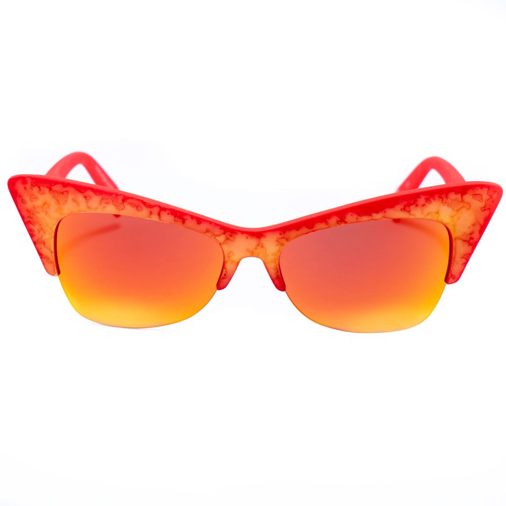 Italia Independent Women’s Sunglasses – Red Acetate Frame, Filter 2 Lenses