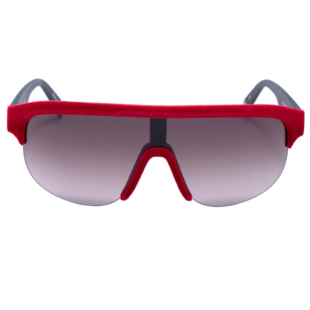 Italia Independent Unisex Sunglasses – Red Acetate Frame, Gradient Lenses