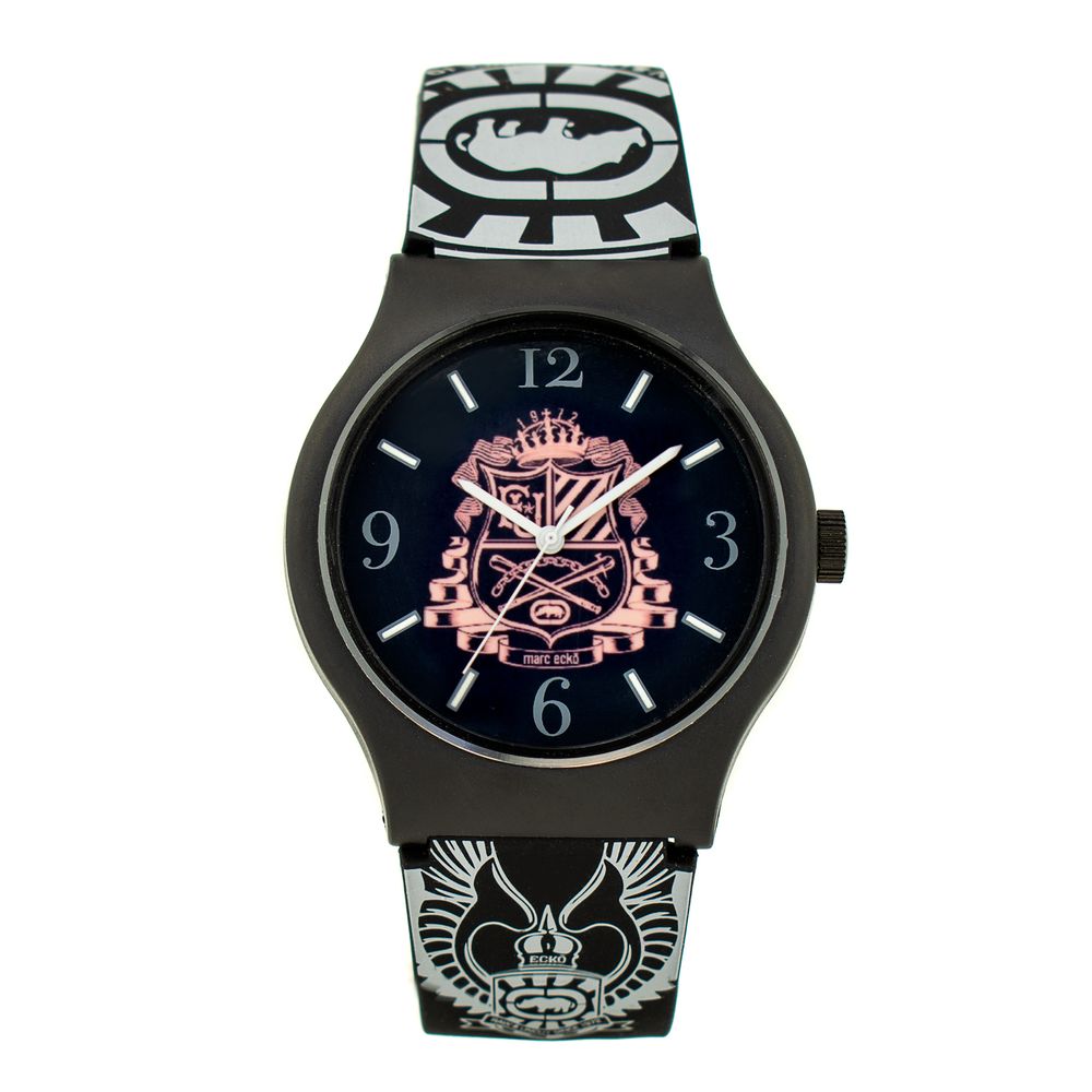 Marc Ecko Black Synthetic Watch - Stylish & Versatile Timepiece