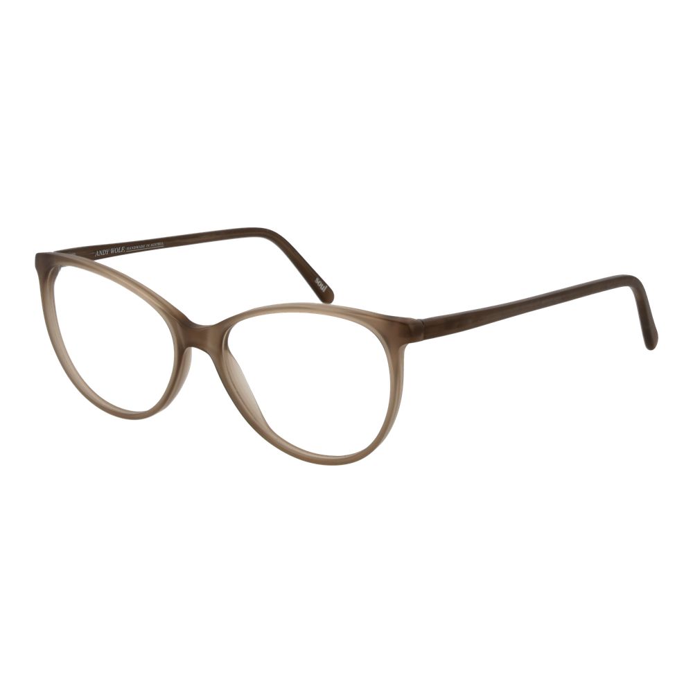 Andy Wolf Beige Unisex Optical Frames – Cat Eye Design