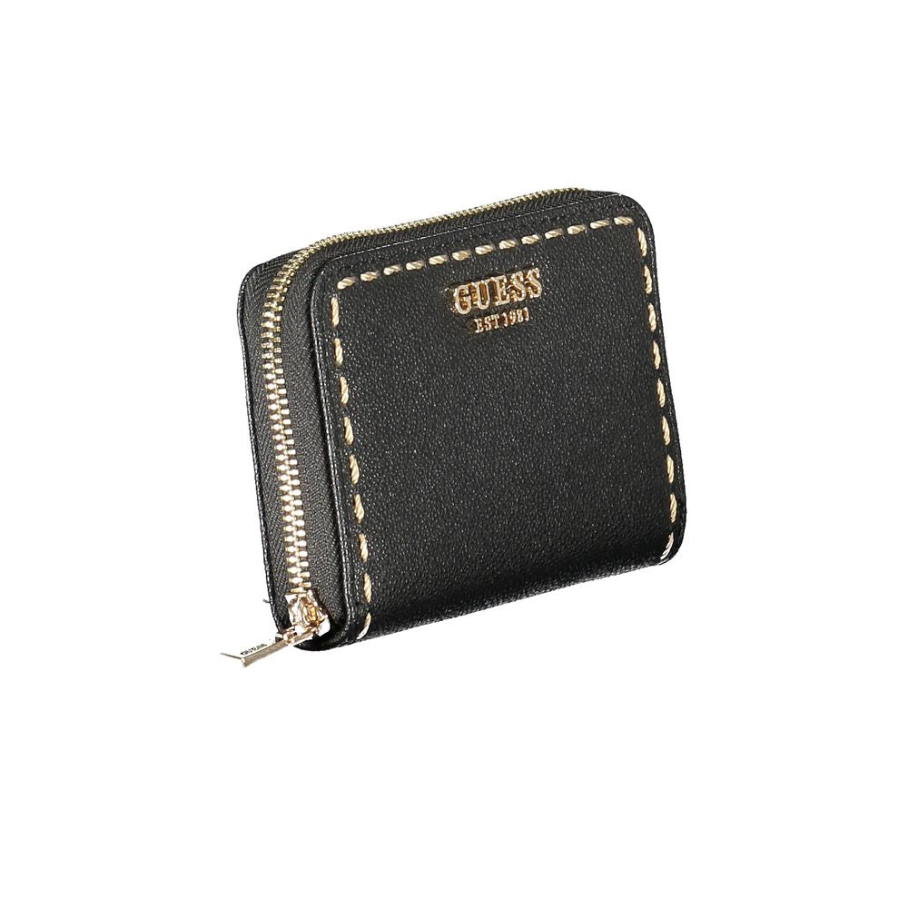 Guess Jeans Black Polyethylene Wallet - NASTRA Style