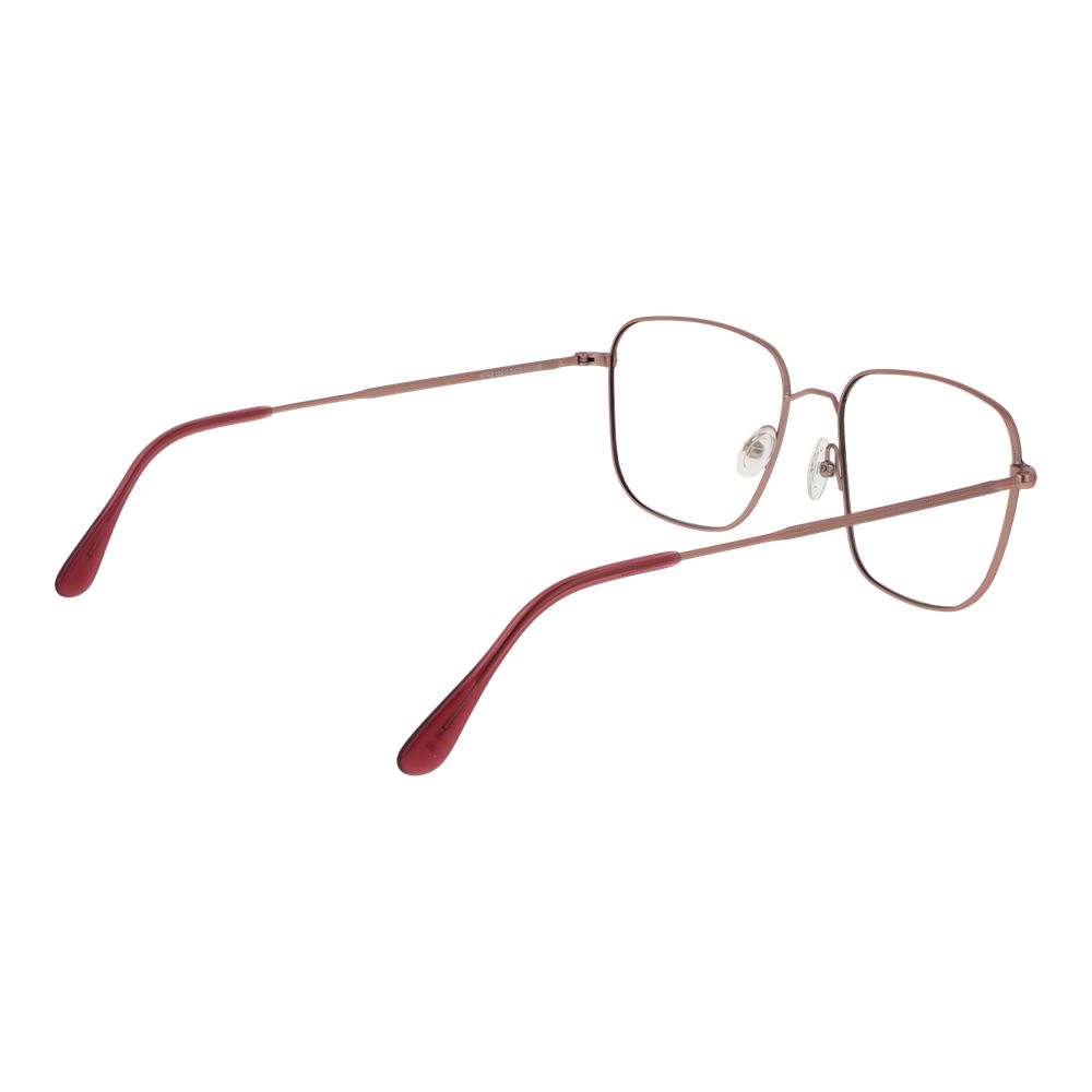 Andy Wolf Burgundy Unisex Optical Frames – Square Full-Rim
