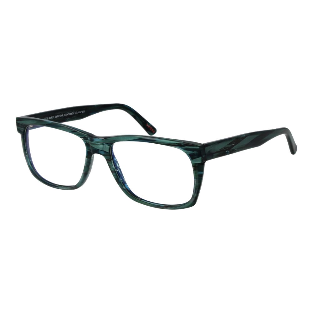 Andy Wolf Green Unisex Optical Frames – Rectangle Demo Lens
