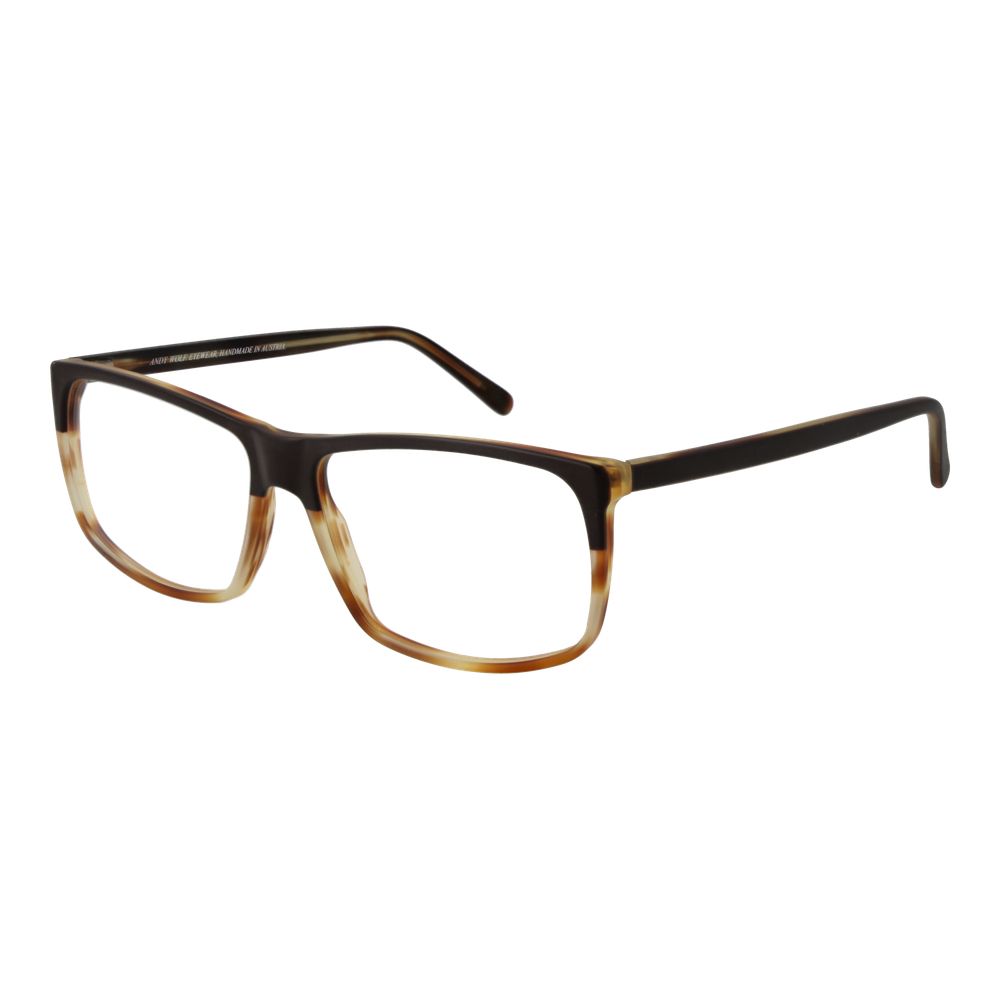 Andy Wolf Brown Unisex Optical Frames – Rectangle Full-Rim