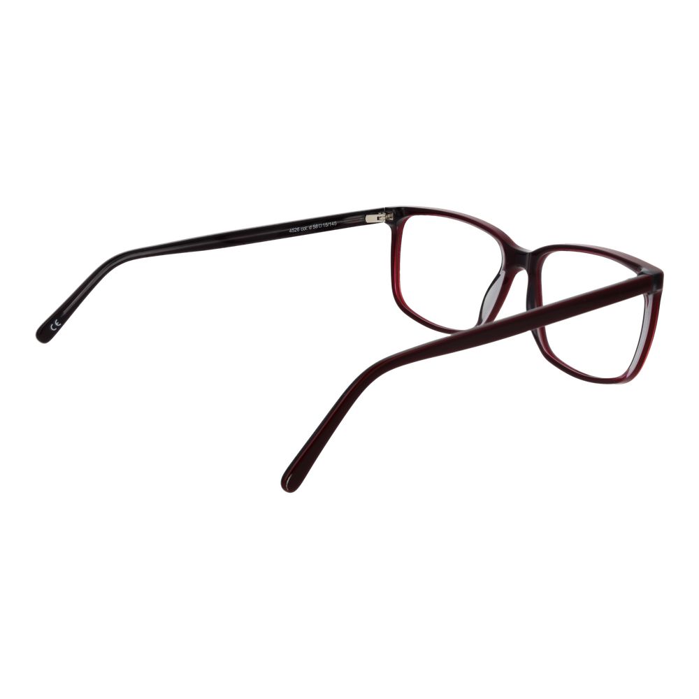 Andy Wolf Burgundy Unisex Optical Frames – Rectangle Full-Rim
