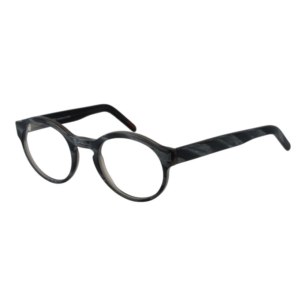 Andy Wolf Gray Unisex Optical Frames – Stylish Round Design