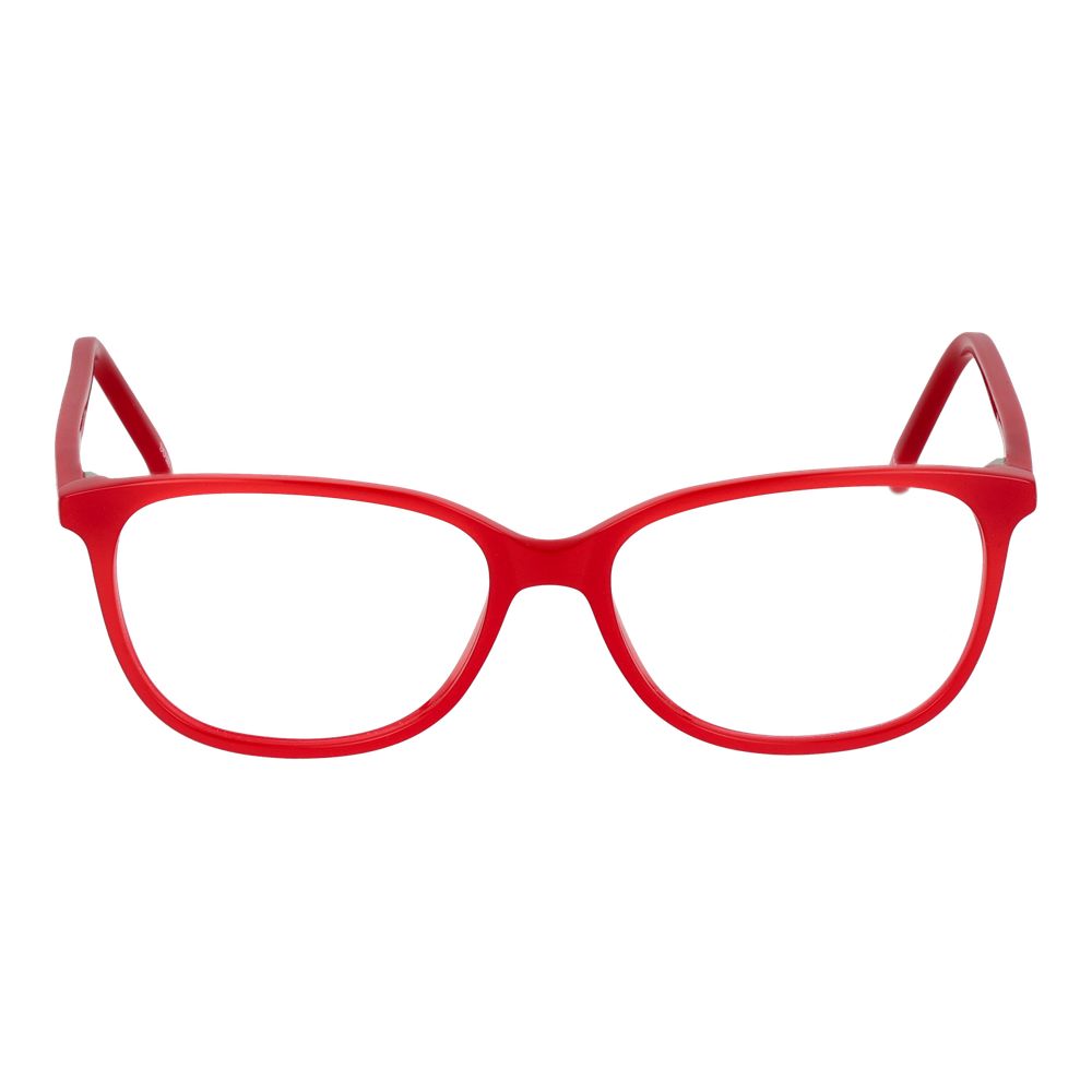 Andy Wolf Red Unisex Optical Frames – Square Full-Rim Design