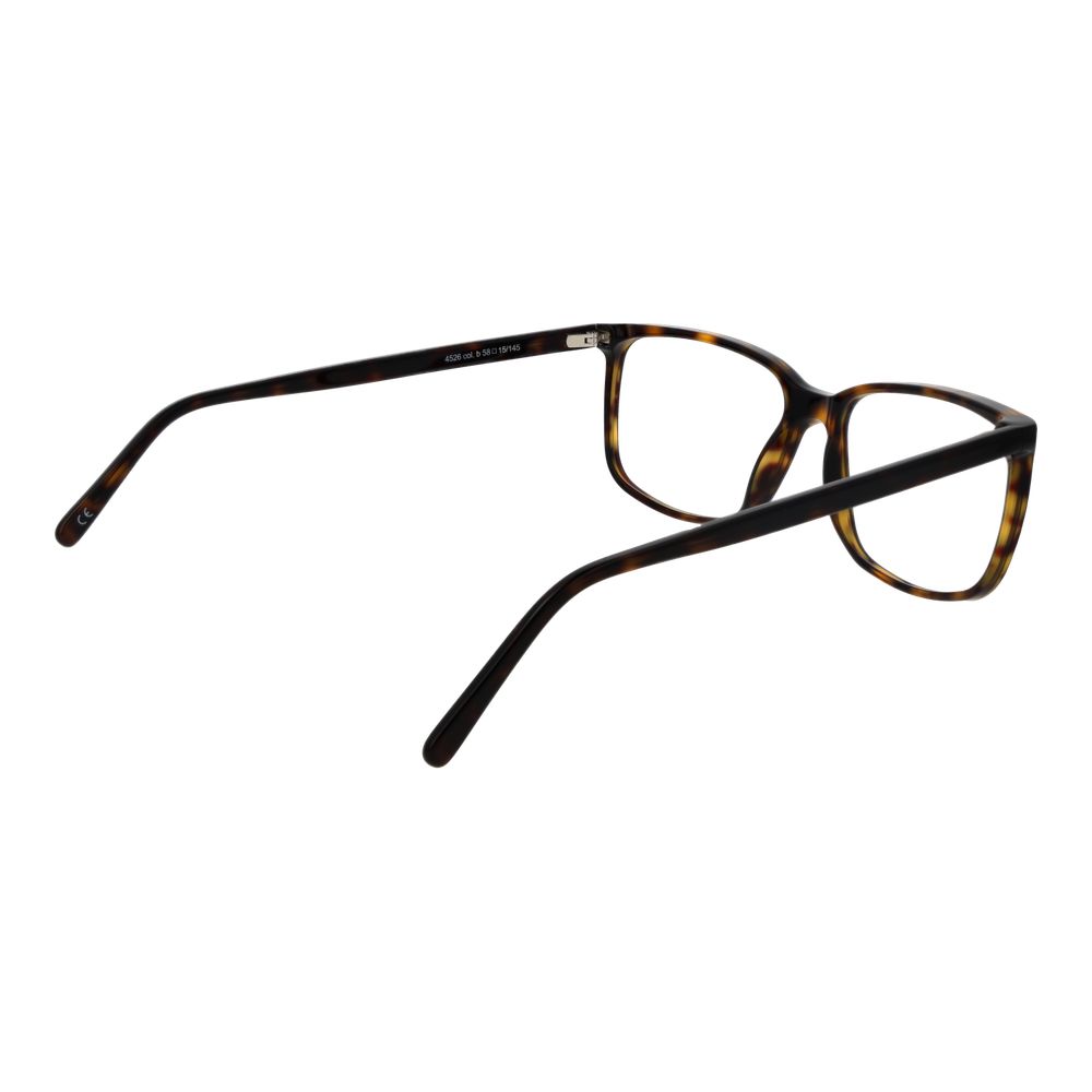 Andy Wolf Brown Unisex Optical Frames – Rectangle Full-Rim, 58mm