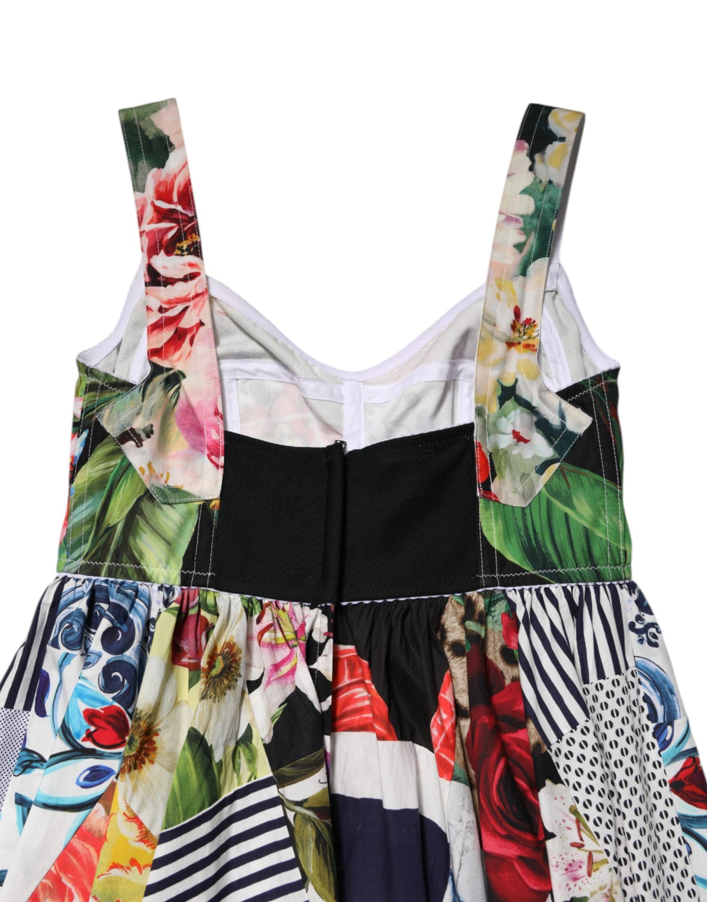 Dolce & Gabbana Multicolor Patchwork A-Line Mini Dress