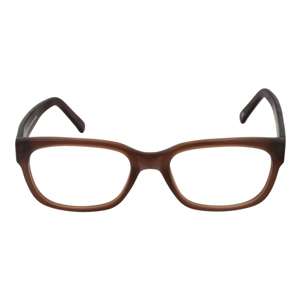 Andy Wolf Brown Unisex Optical Frames – Rectangle Full-Rim, 52mm