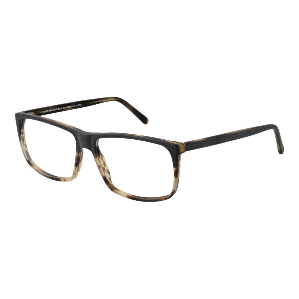 Andy Wolf Gray Unisex Optical Frames – Rectangle Full-Rim Style