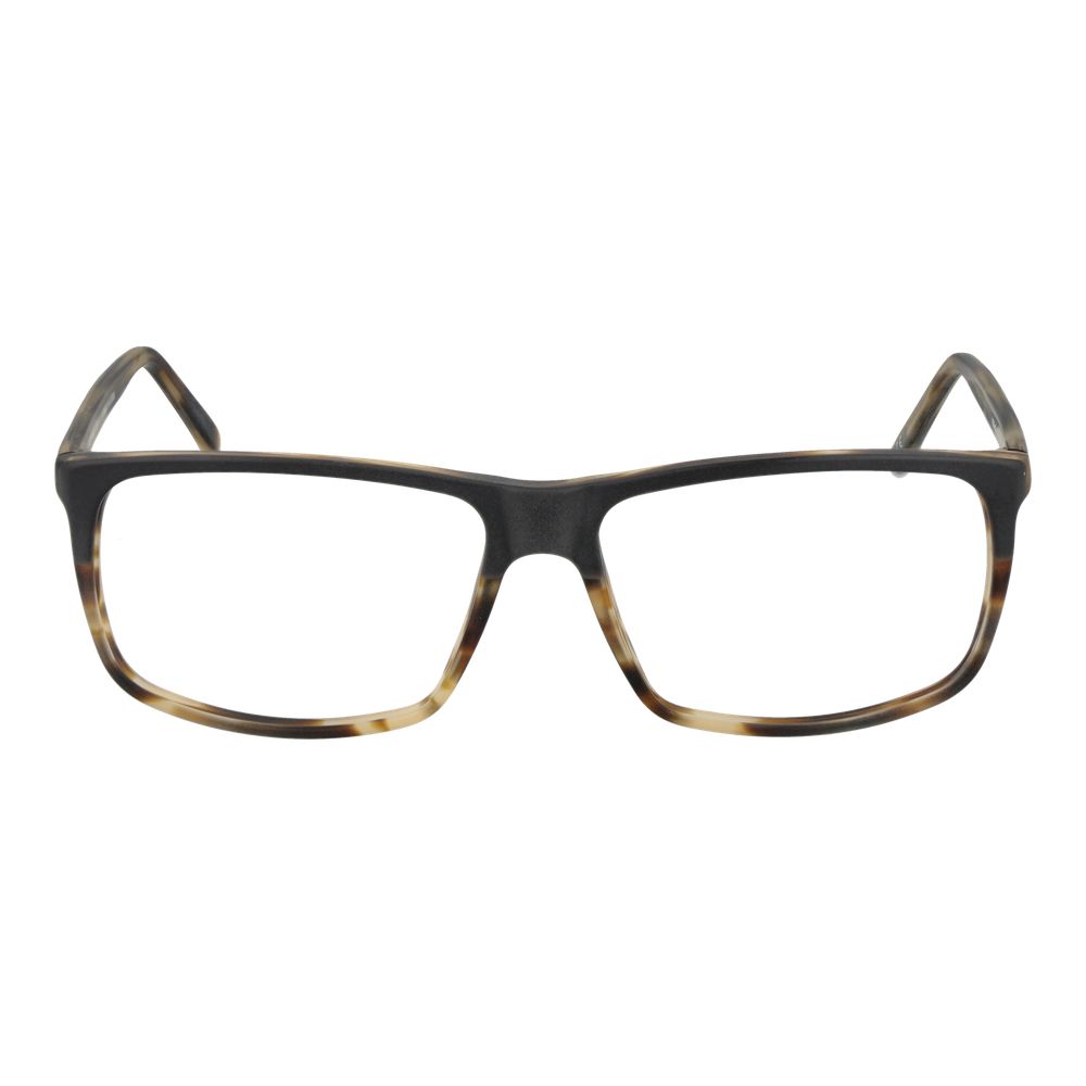 Andy Wolf Gray Unisex Optical Frames – Rectangle Full-Rim Style