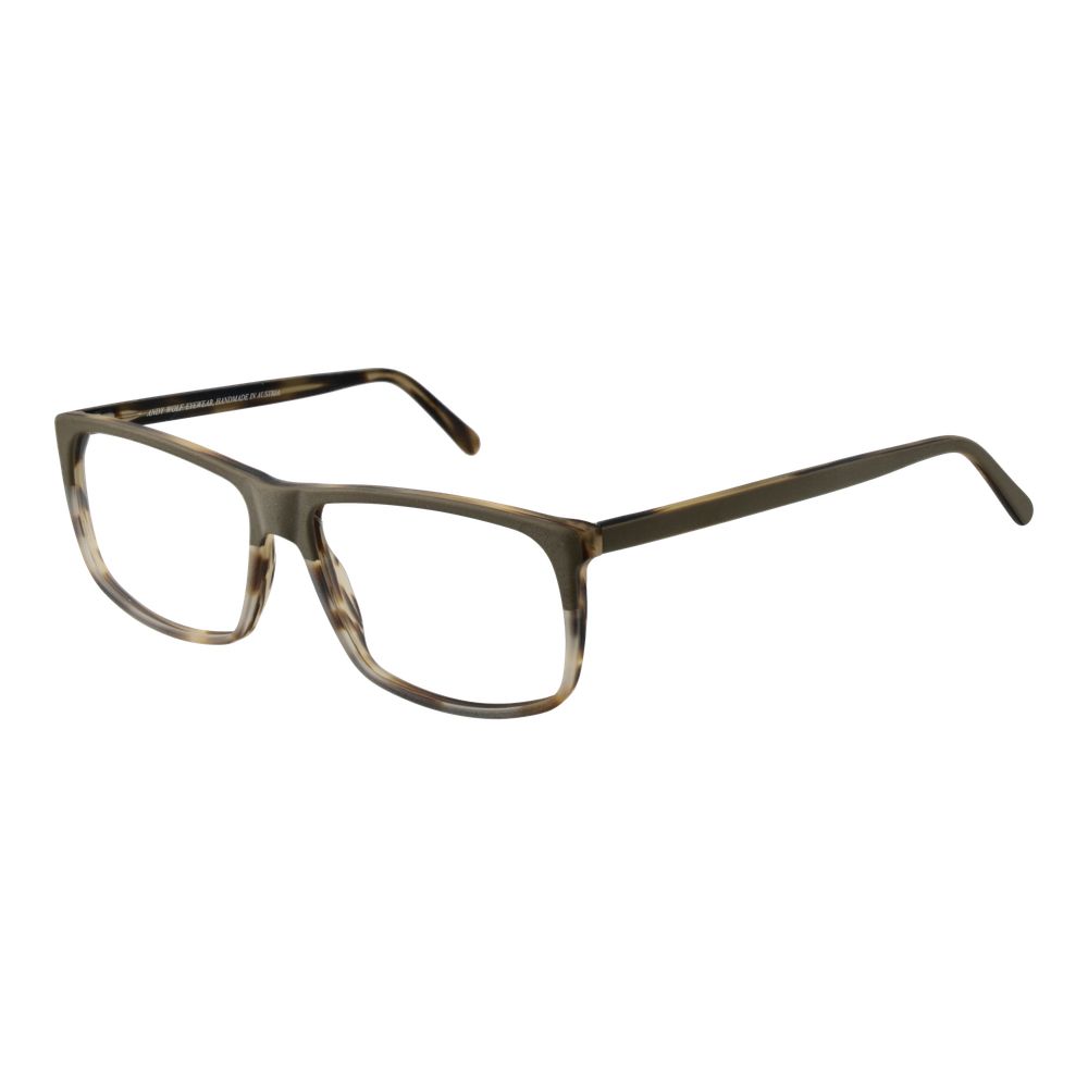 Andy Wolf Olive Unisex Optical Frames – Rectangle Full-Rim, 57mm
