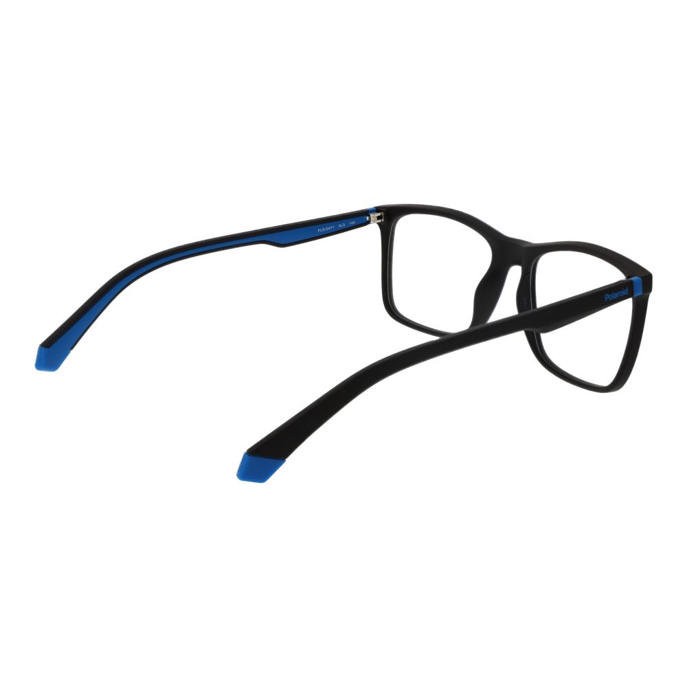 Polaroid Men's Brown Optical Frames – Rectangle Full-Rim Design