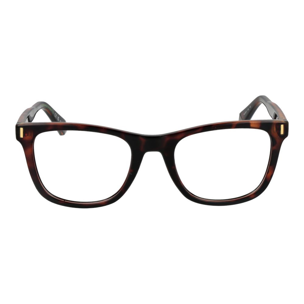 Polaroid Women’s Optical Frames – Brown Rectangle Full-Rim