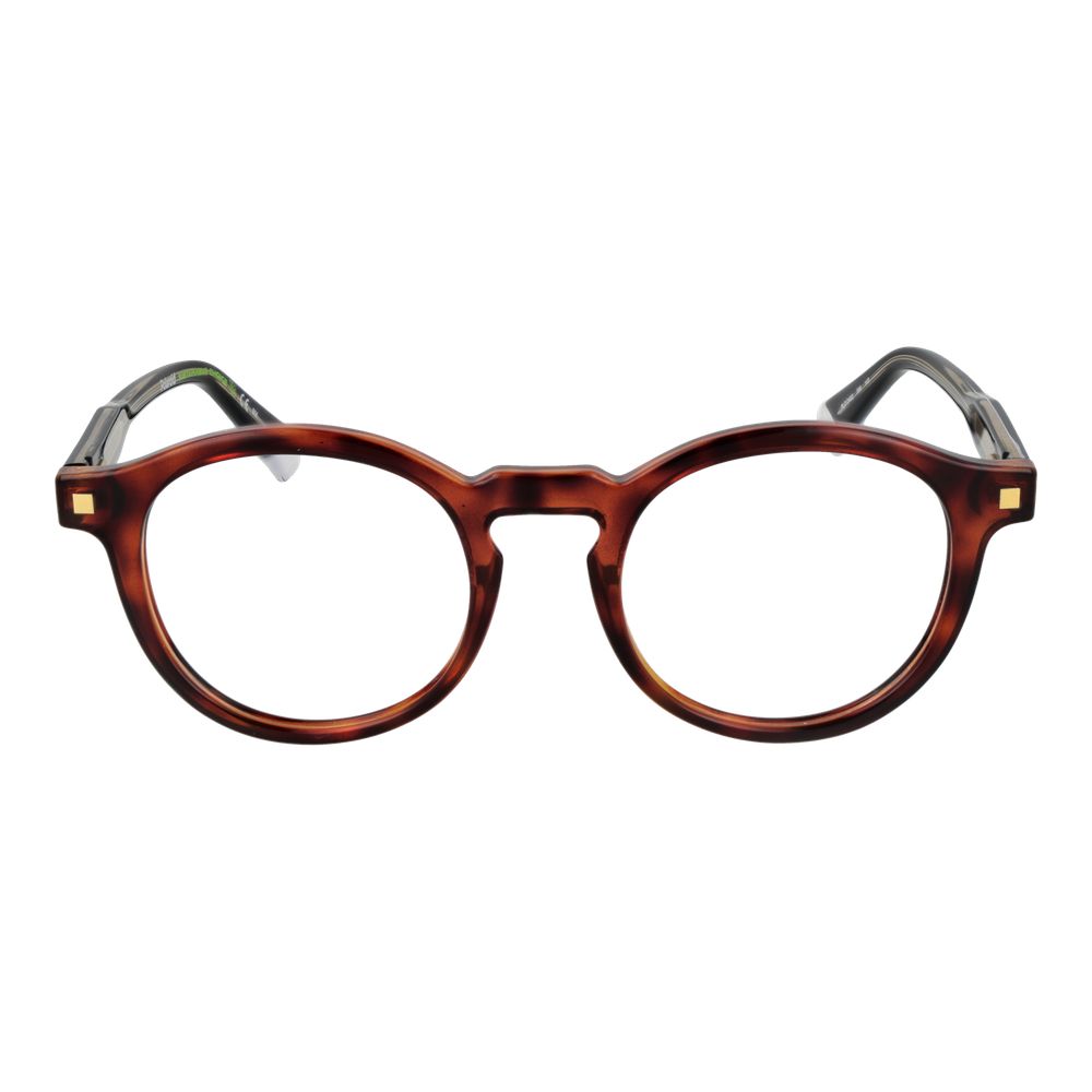 Polaroid Men's Optical Glasses – Brown Round Frame, 48mm