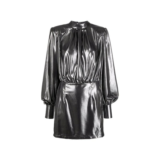 BLANCA VITA Abelia Laminated Mini Dress