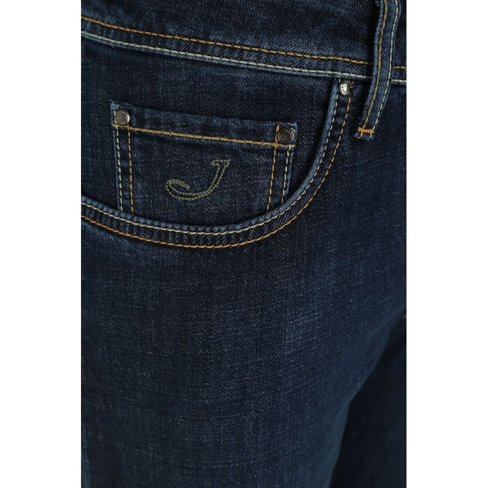 Jacob Cohen Dark Blue Bard Cotton Jeans