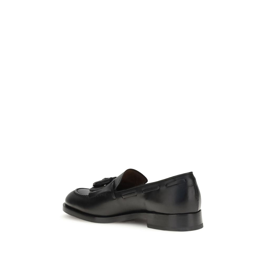 Fratelli Rossetti Leather Loafers with Tassels