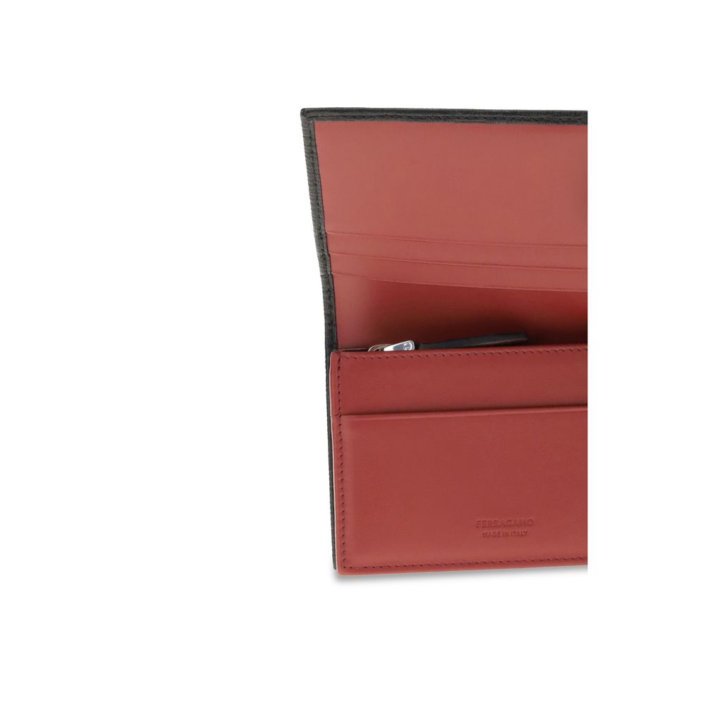 Ferragamo Calf Leather Credit Card Case