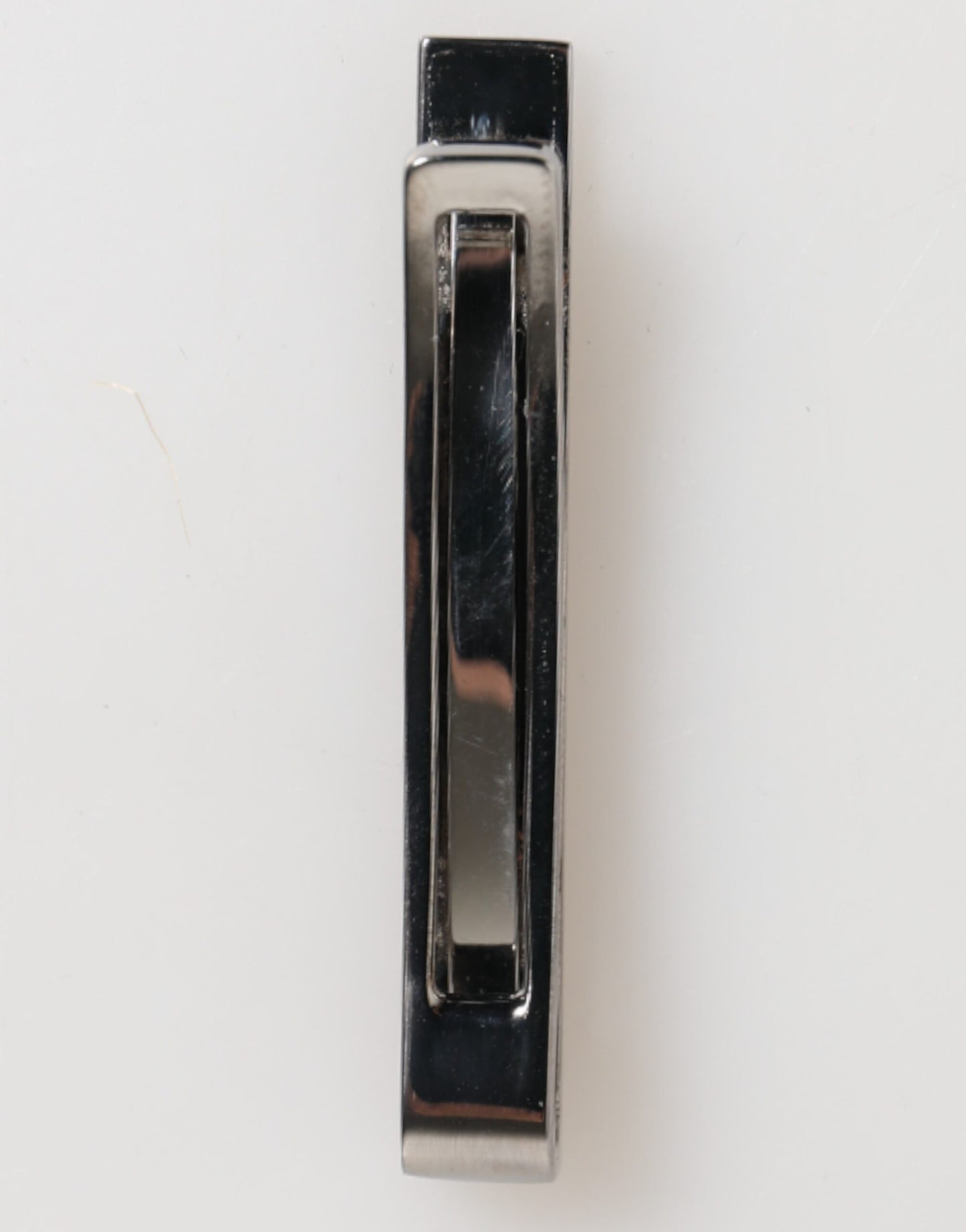 Dolce & Gabbana Silver Tone Brass Logo Branded Men's Tie Clip
