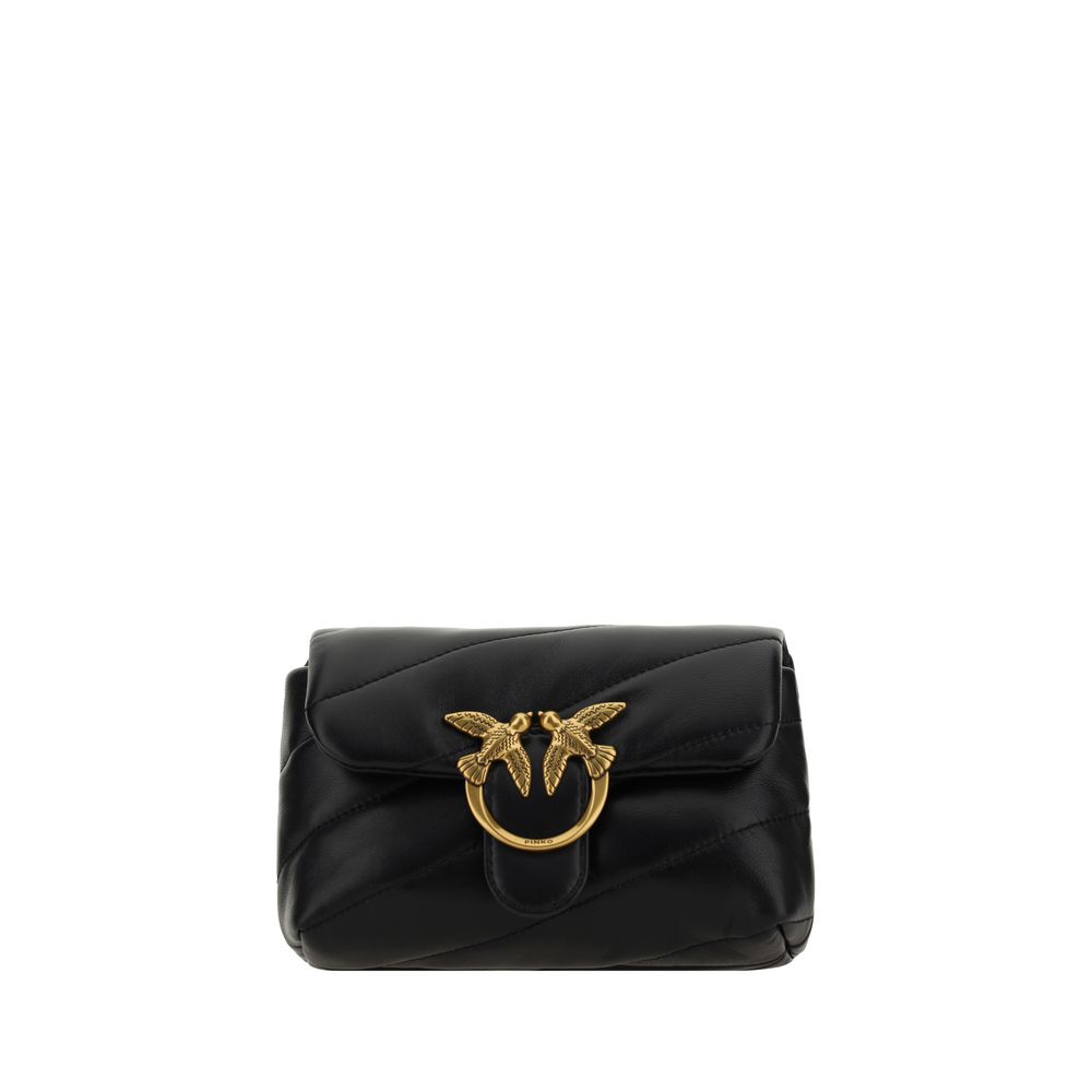 PINKO Love Baby Shoulder Bag - Calfskin Elegance