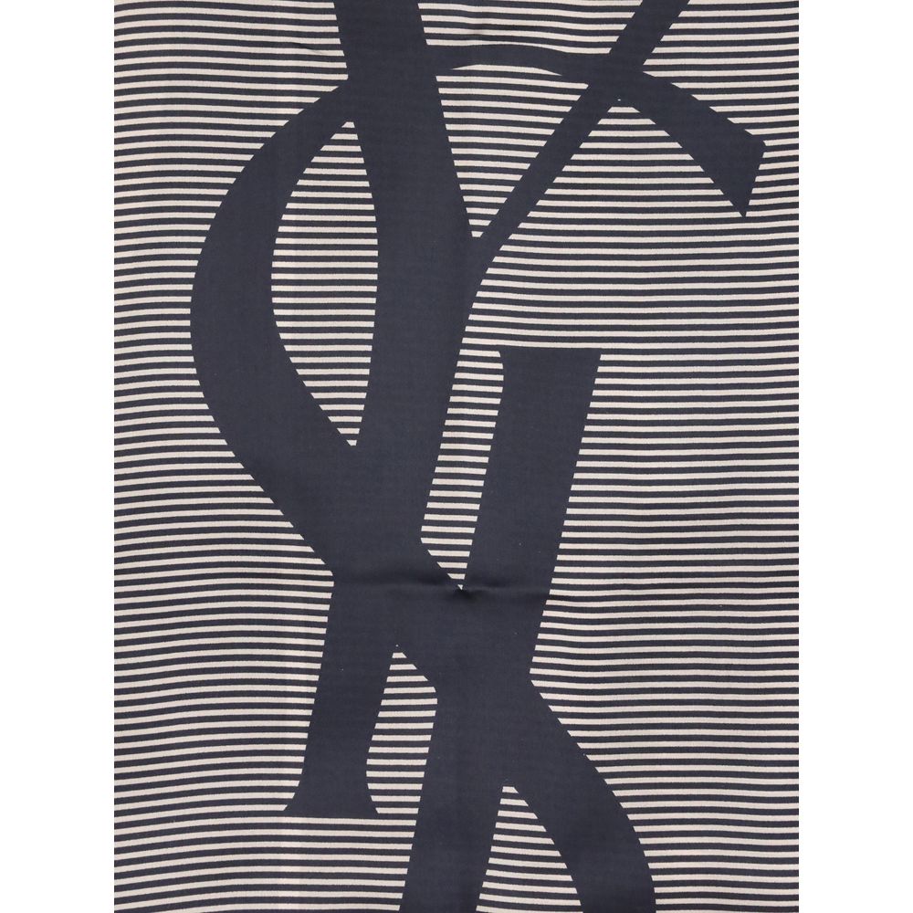 Saint Laurent Cassandre Striped Stole