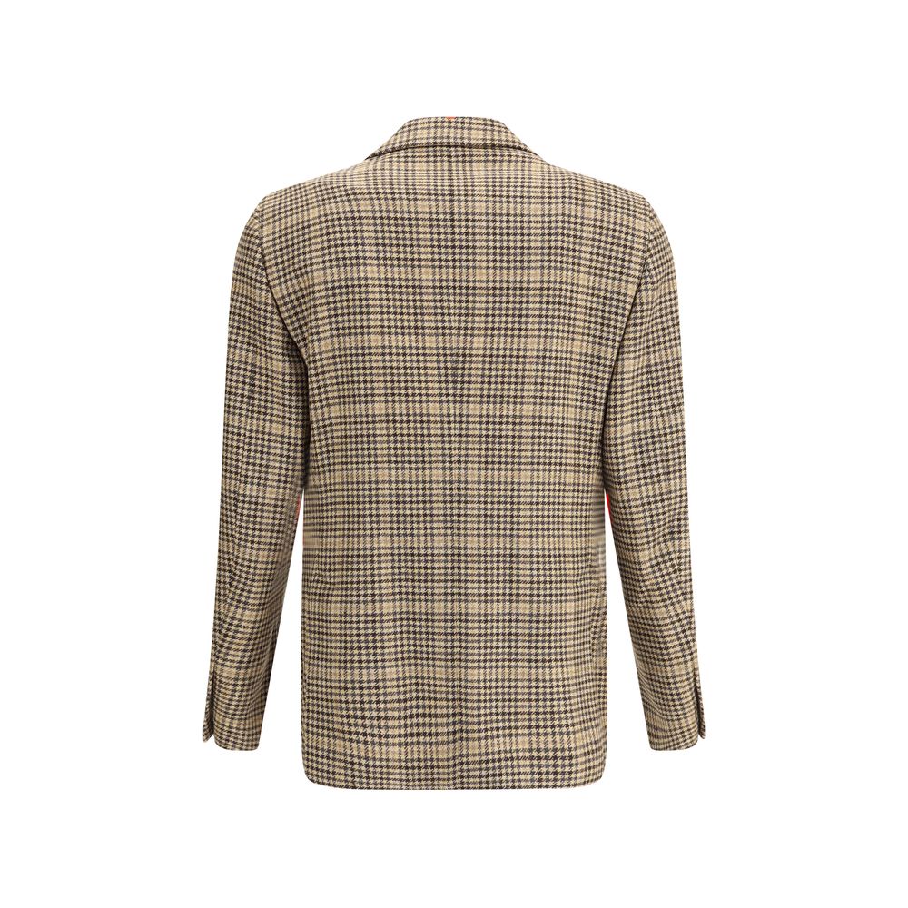 Lardini Single-Breasted Blazer in Houndstooth