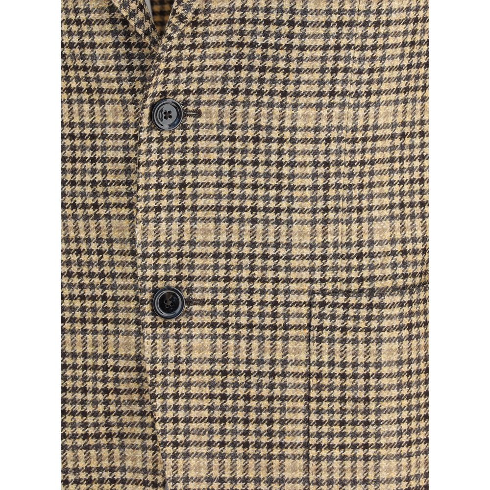 Lardini Single-Breasted Blazer in Houndstooth