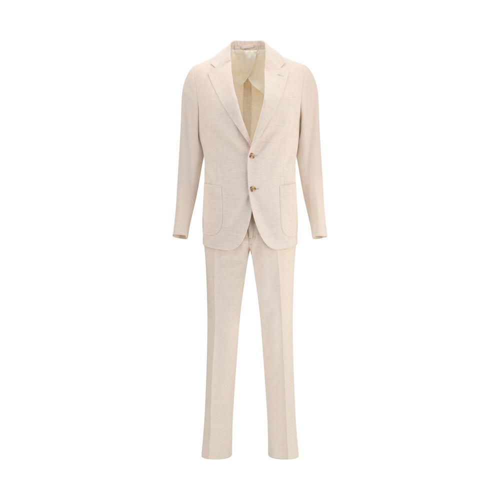 Lardini Single-breasted Corduroy Suit