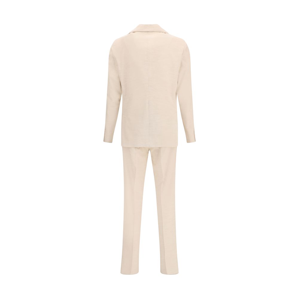 Lardini Single-breasted Corduroy Suit
