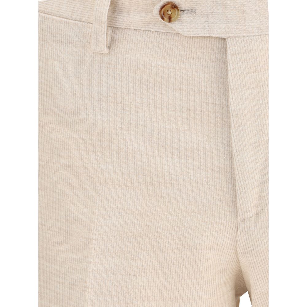 Lardini Single-breasted Corduroy Suit