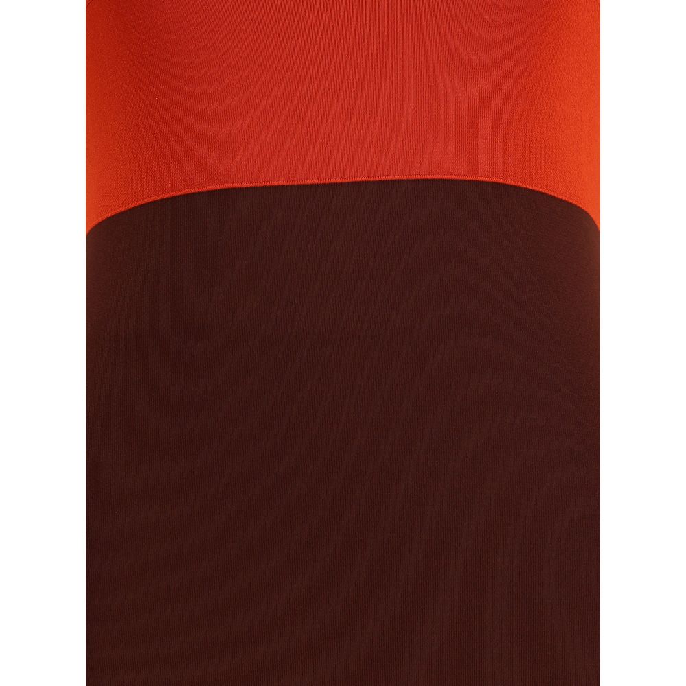 Fendi Colourblock Maxi Knit Dress