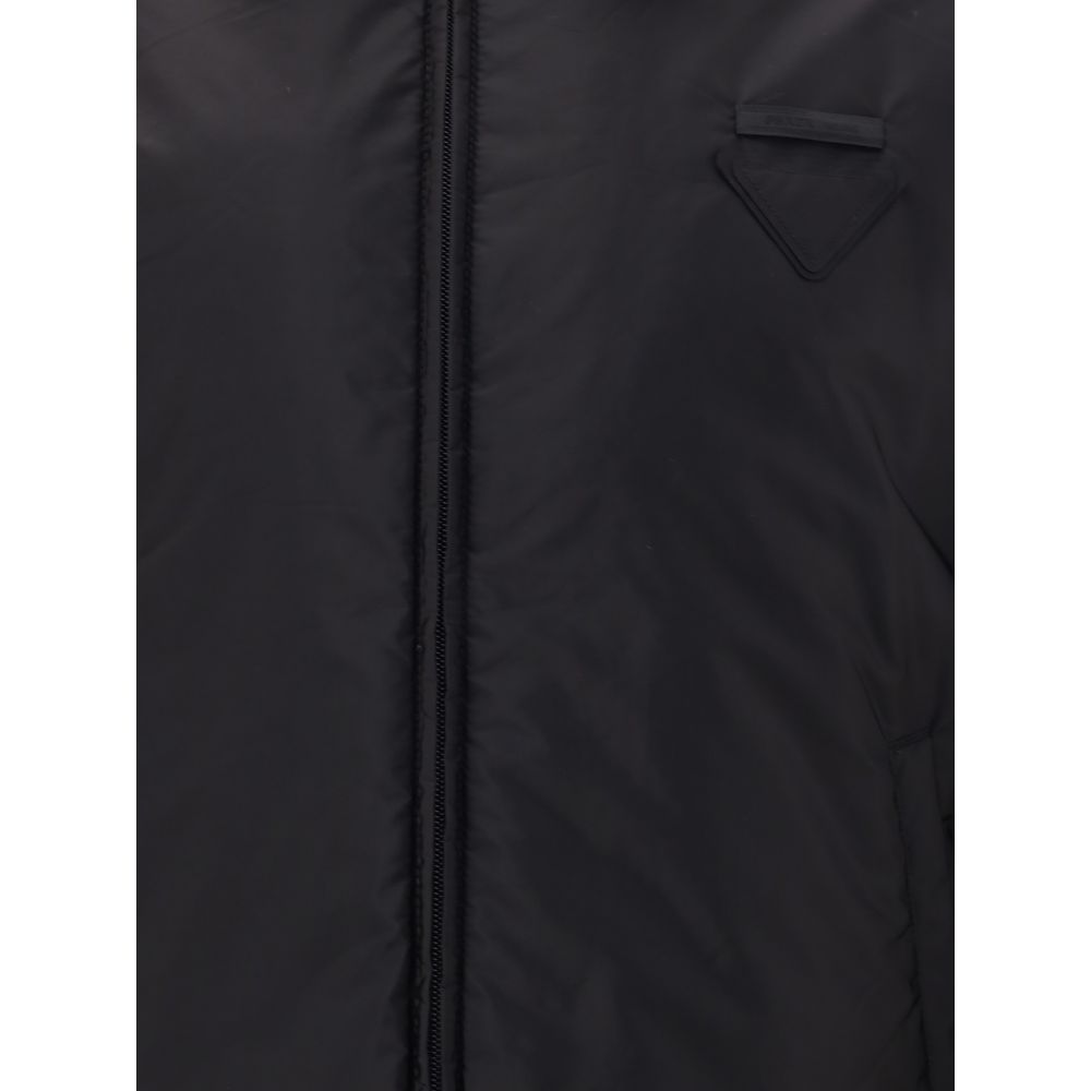 Prada Re-Nylon Bomber Jacket - Sustainable Luxury Outerwear
