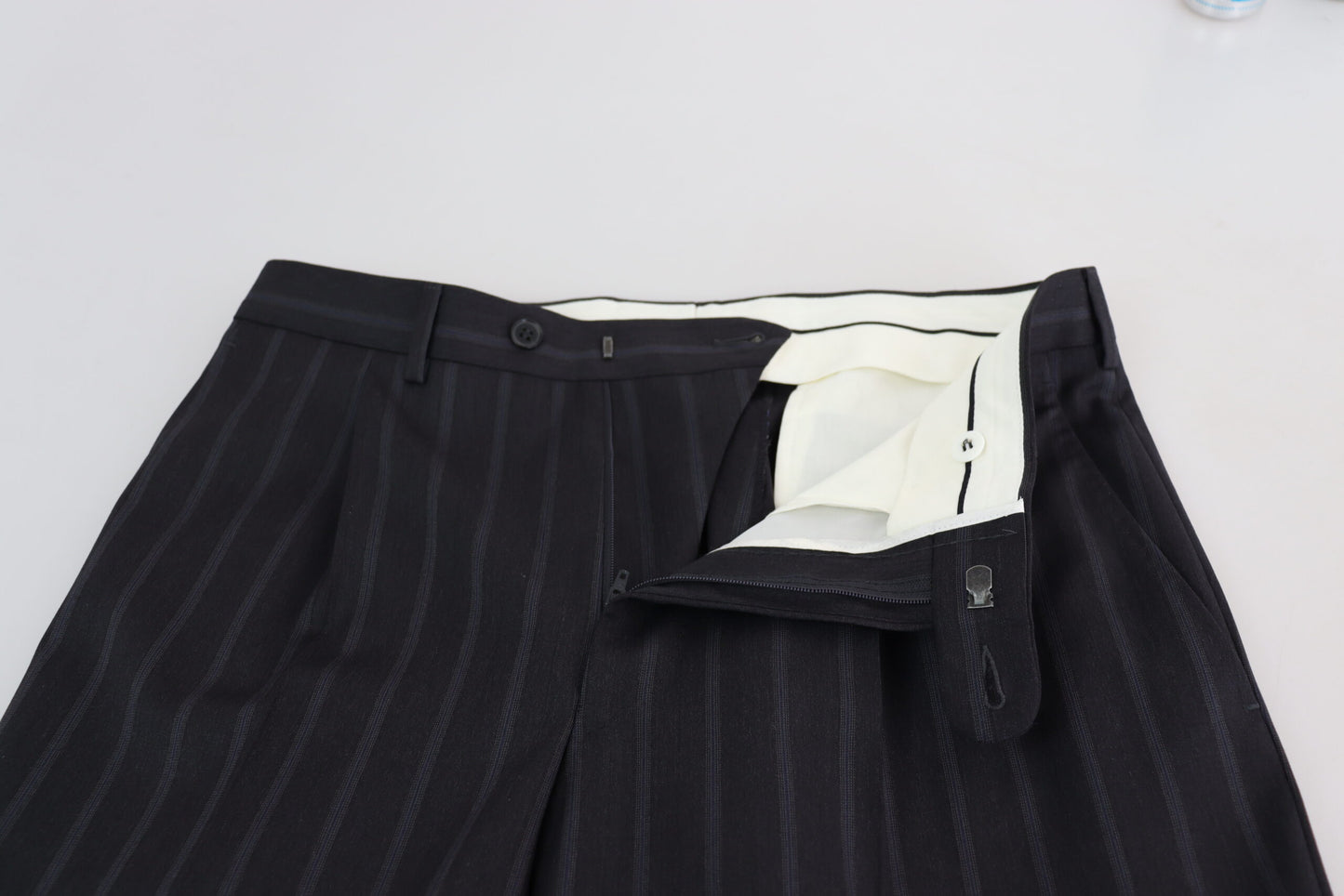 Dolce & Gabbana Gray Wool Blend Formal Trousers