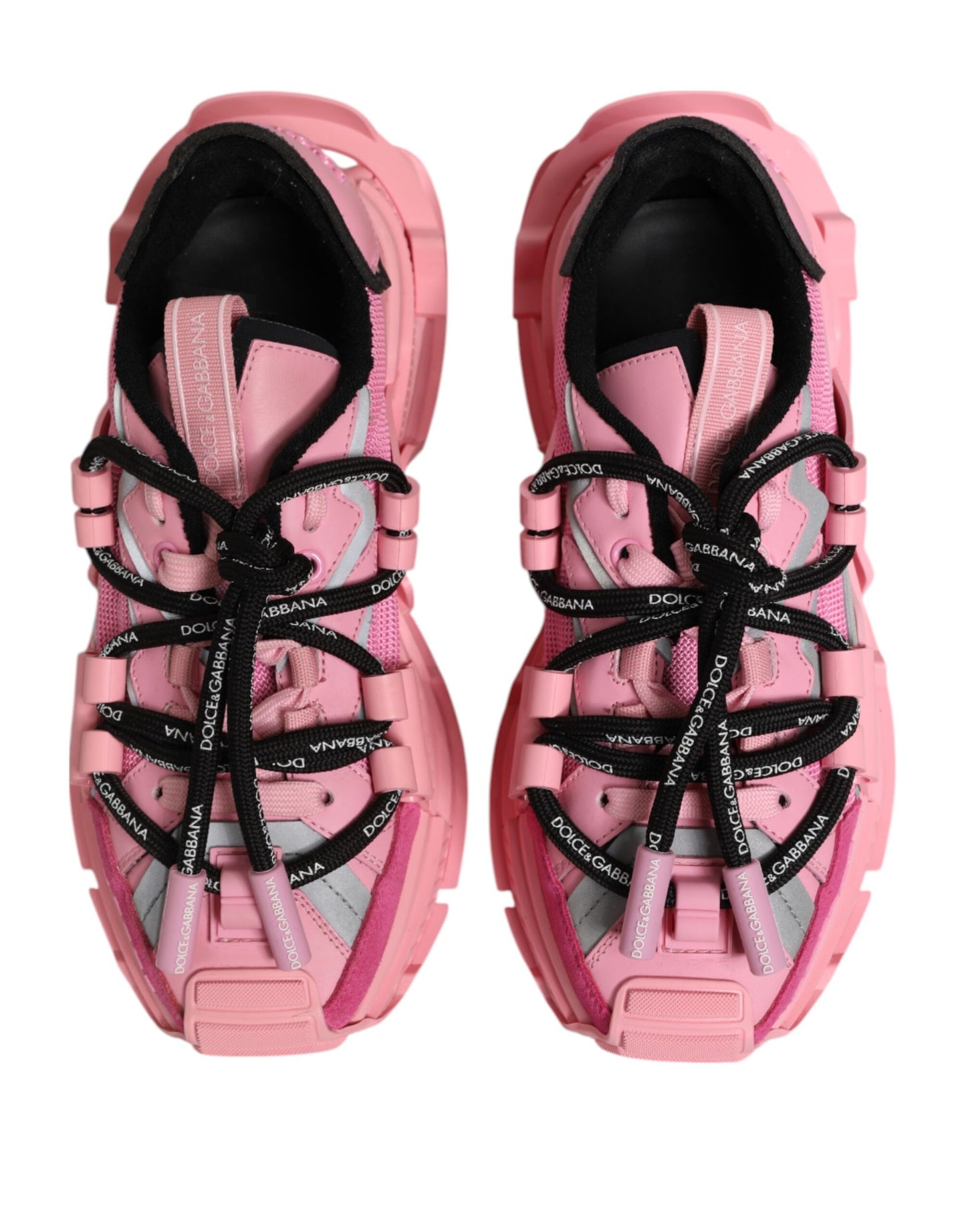 Dolce & Gabbana Pink Low Top Space Sneakers for Women