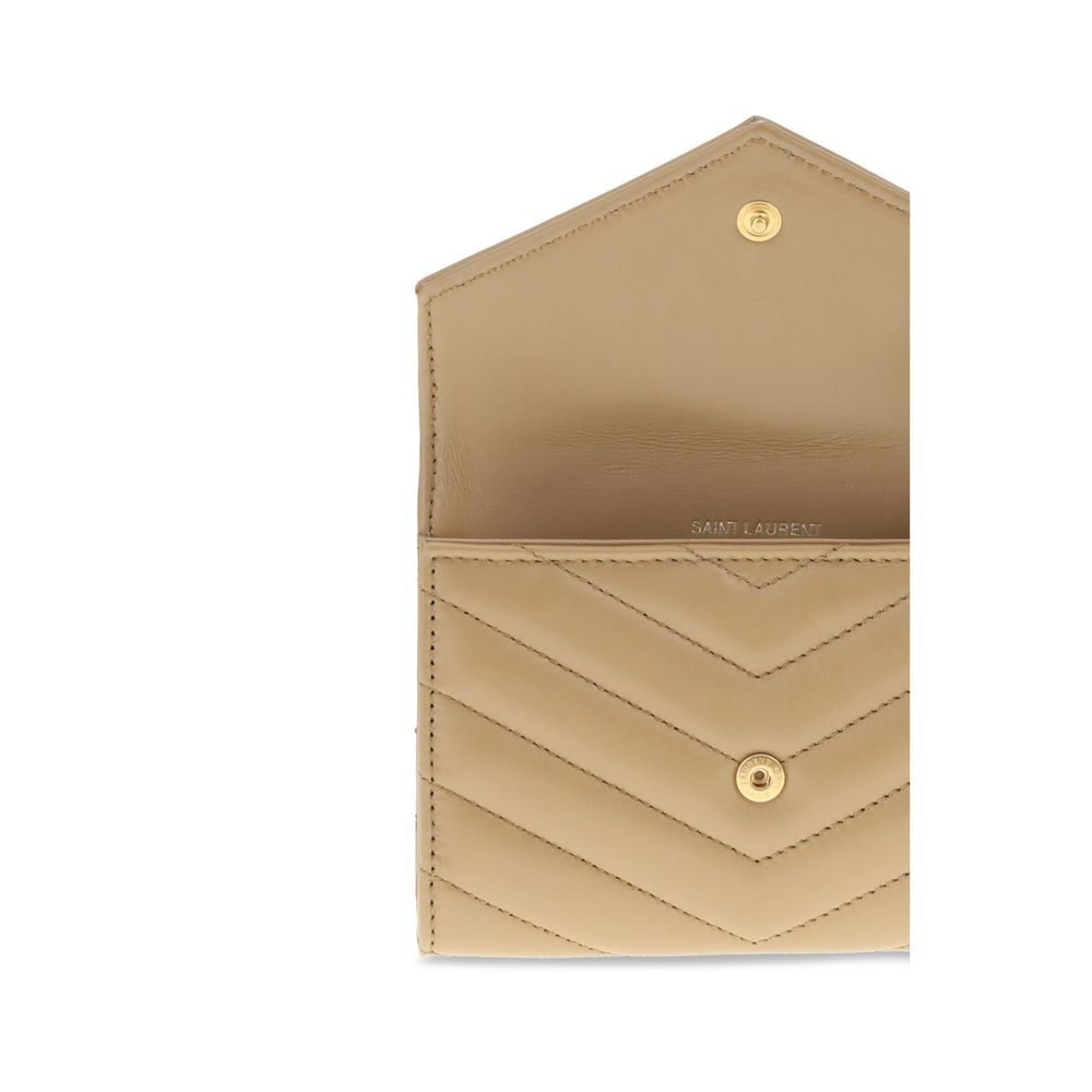 Saint Laurent Cassandre Leather Wallet