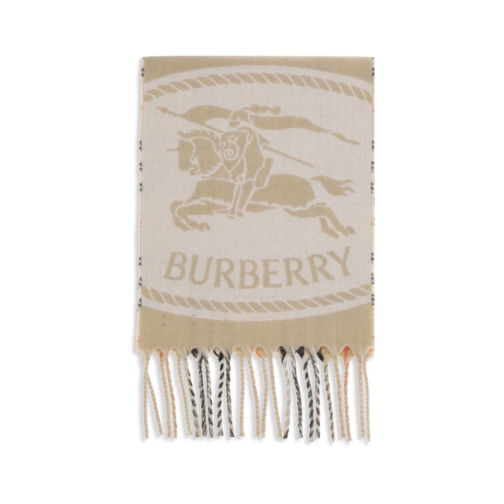 Burberry Knight Stamp Reversible Cashmere Scarf