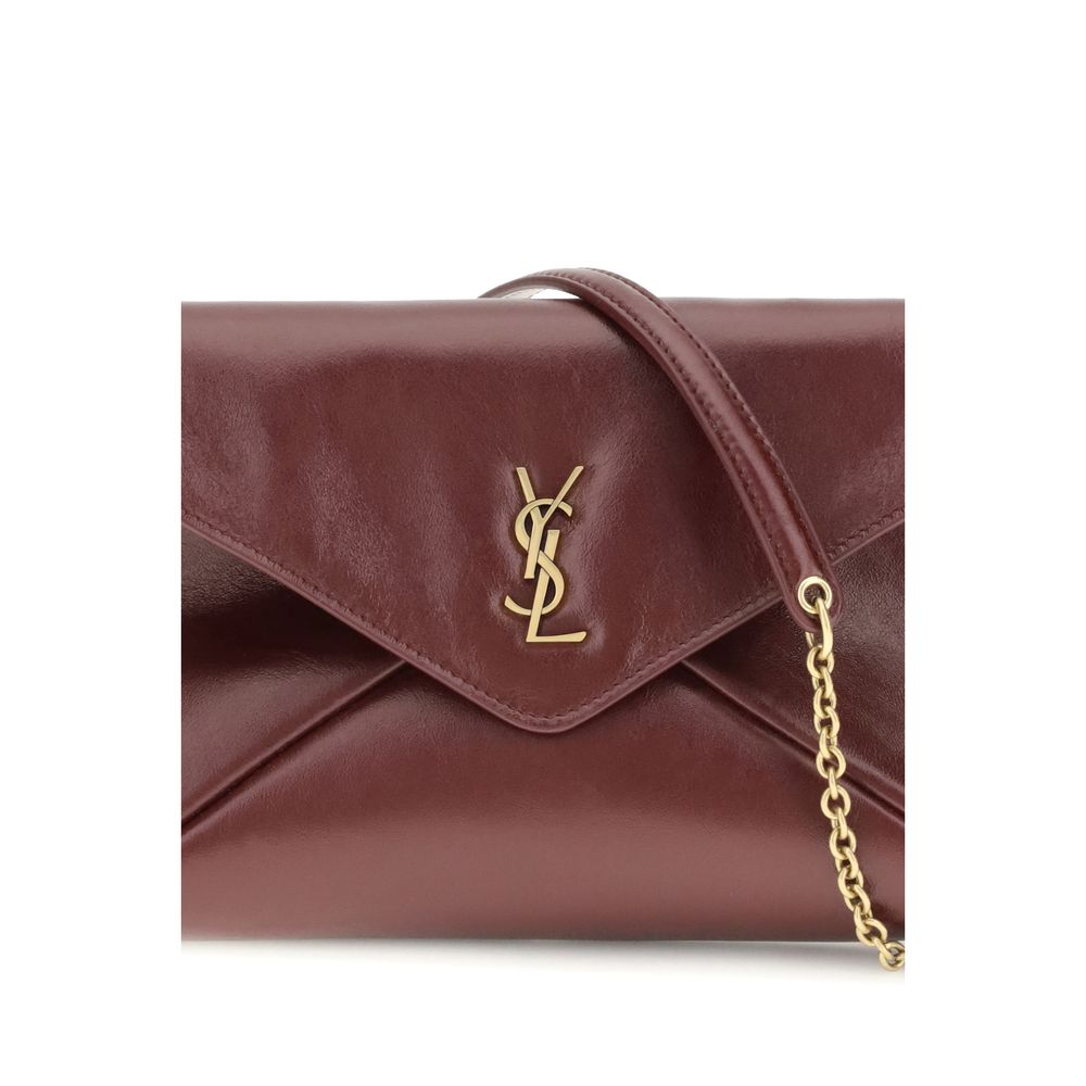 Saint Laurent Cassandre Chain Clutch Bag