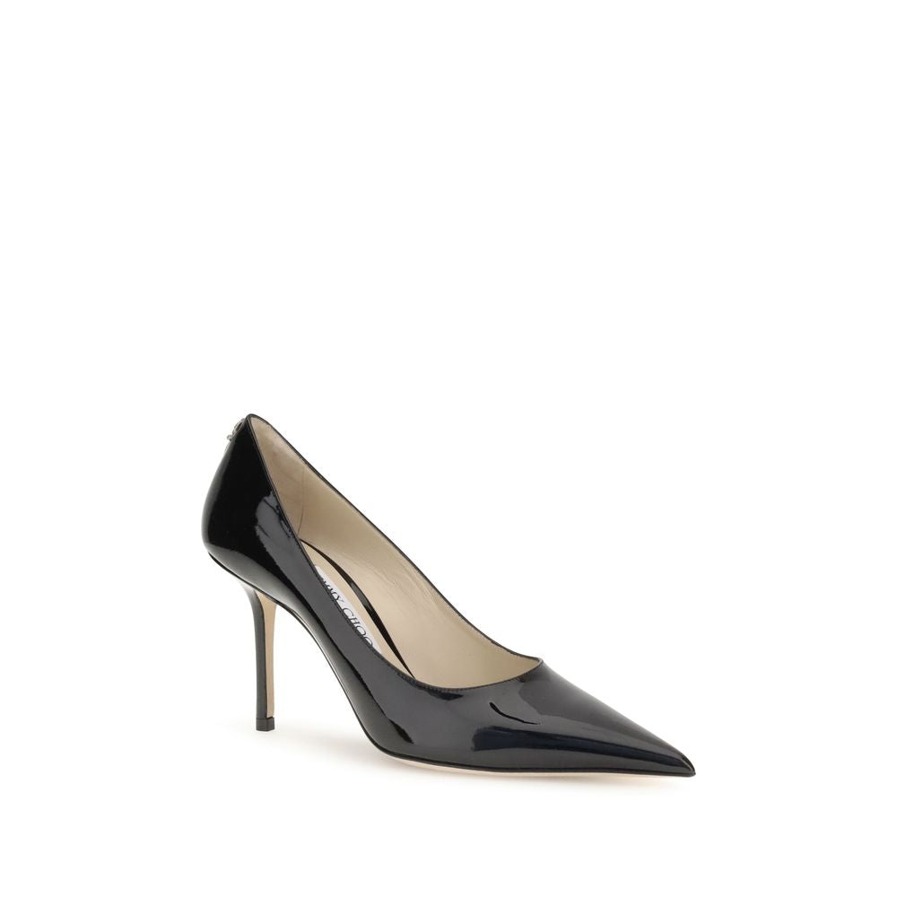 Jimmy Choo Love Patent Black Stiletto Pumps - Timeless Elegance
