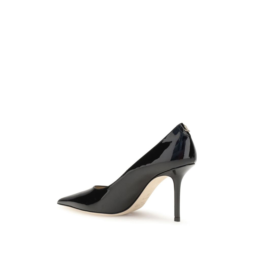 Jimmy Choo Love Patent Black Stiletto Pumps - Timeless Elegance