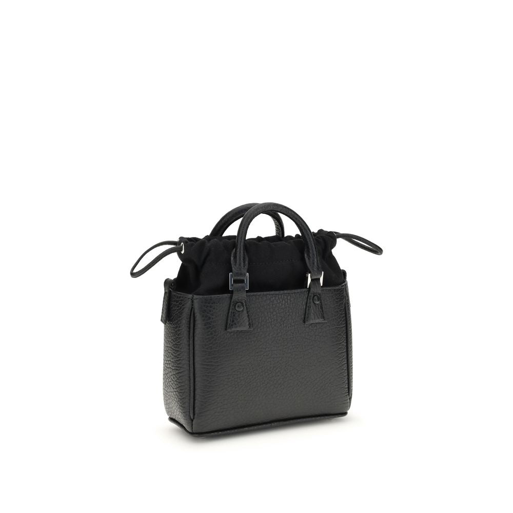 Margiela 5ac Horizontal Shoulder Bag in Garnet Leather