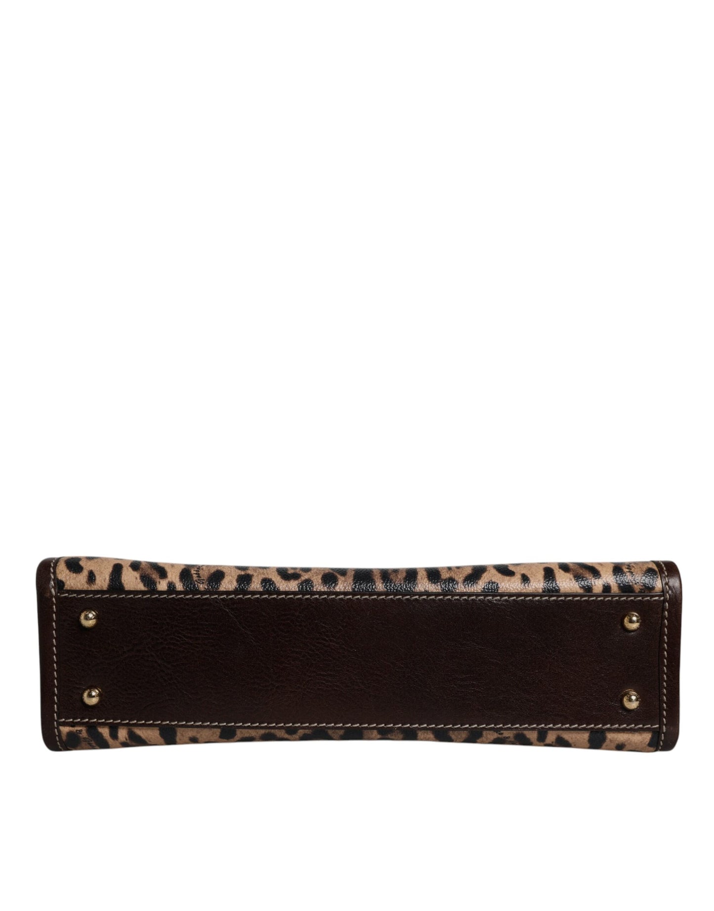 Dolce & Gabbana Multicolor Leopard Shopping Tote Shoulder Bag