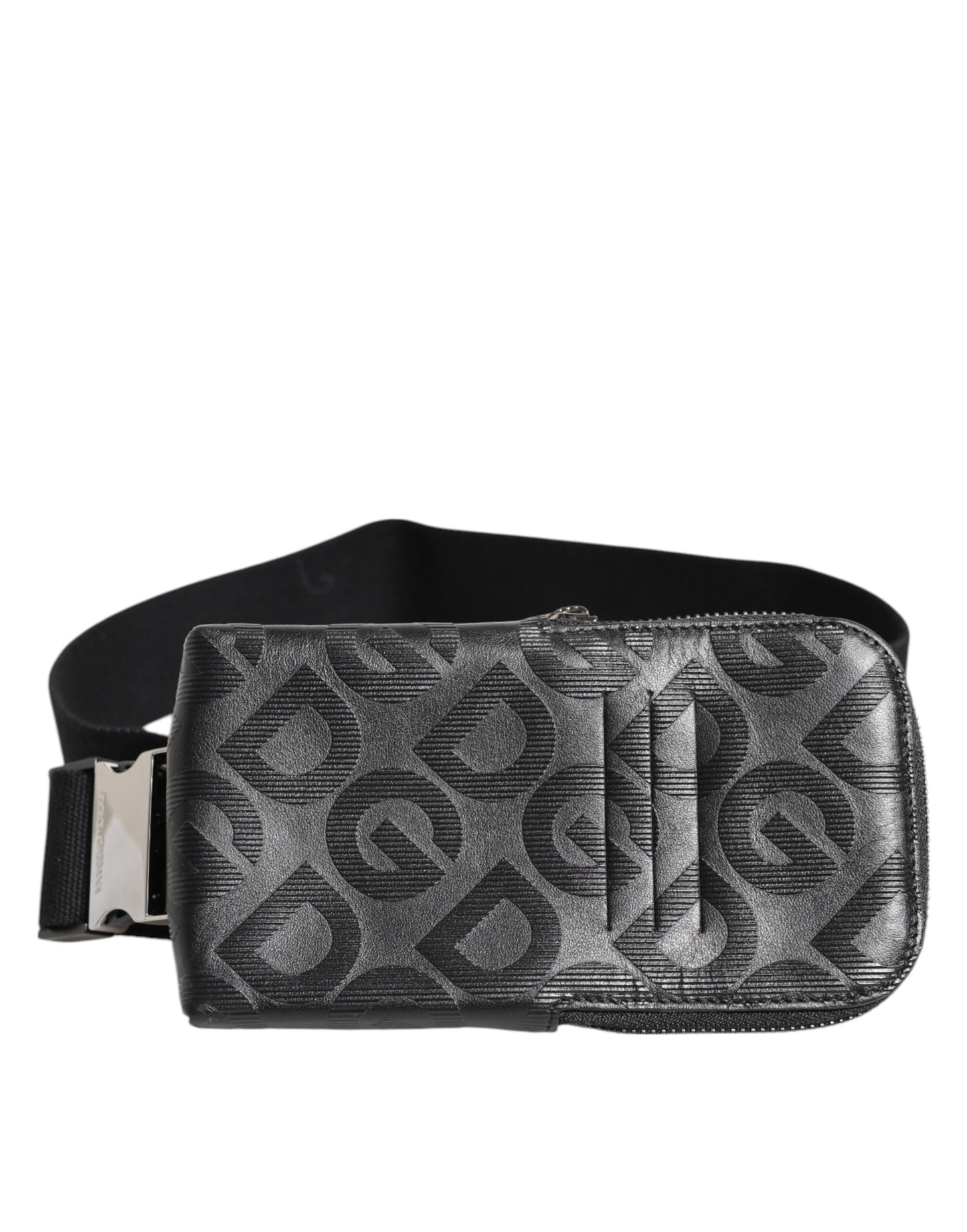 Dolce & Gabbana Gray DG Logo Mania Purse Phone Belt Waist Bag