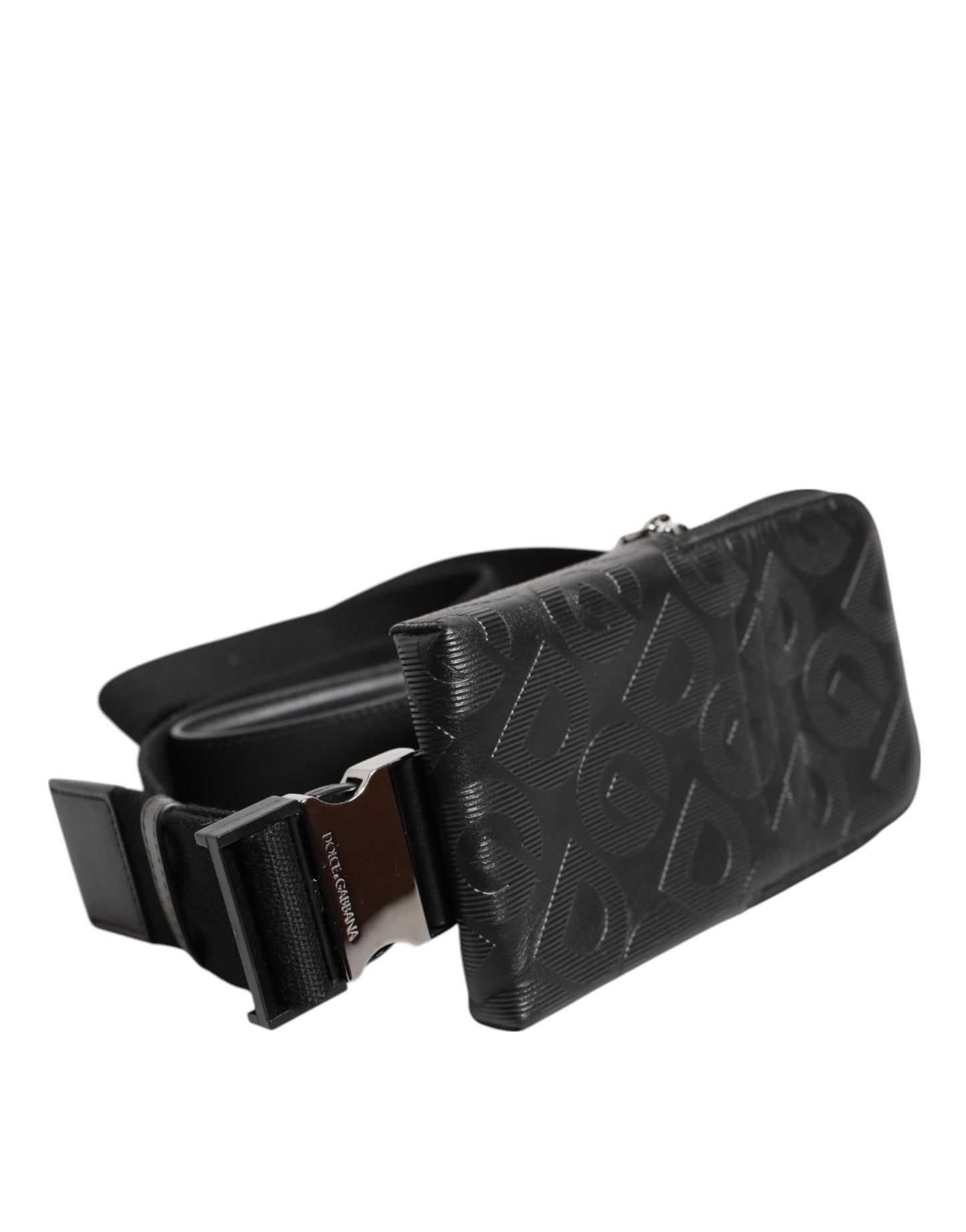Dolce & Gabbana Gray DG Logo Mania Purse Phone Belt Waist Bag